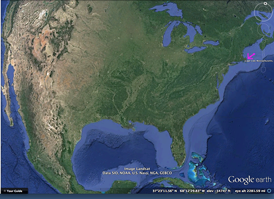 Cape Cod Google Earth