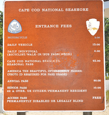 national Seashore Fees